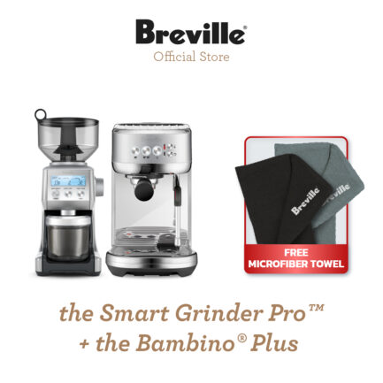 Breville the Smart Grinder™ Pro + the Bambino™ Plus - Paket Mesin Kopi